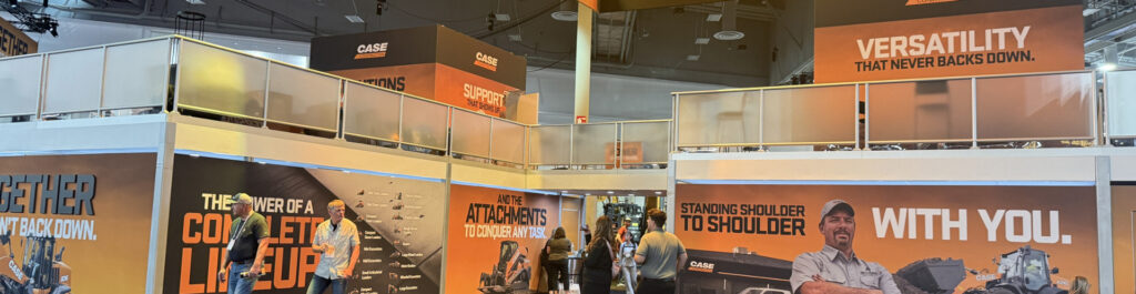 CASE CONEXPO trade show booth photo